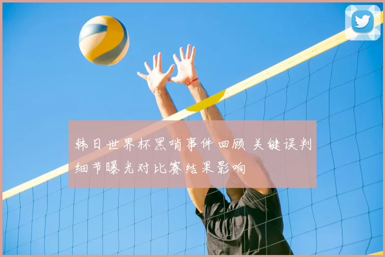 韩日世界杯黑哨事件回顾 关键误判细节曝光对比赛结果影响